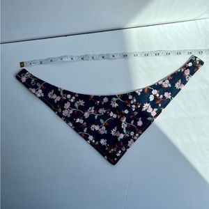 Floral Snap On Dog Bandana